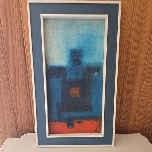 Tableau abstrait double face