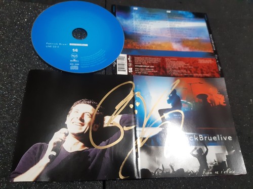 Patrick bruel autographe - bruel, cd