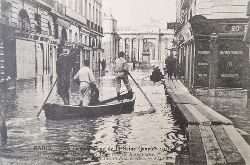 Cpa paris inondations - cpa,