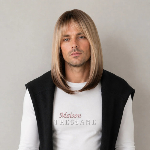 Perruque homme blond ombré - , 30