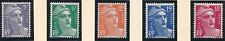 TIMBRE FRANCE 883/887** Marianne de Gandon  1951