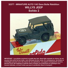 1483 MINIATURE JEEP WILLYS