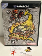 Jeu Vidéo Retro Mario Smash Football Nintendo GameCube Game Cube BE VIP grattée
