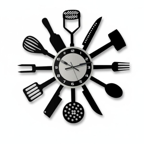Horloge murale vinyle - horloge, design