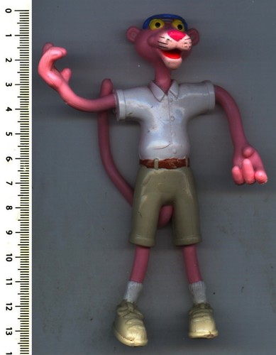 Figurine panthere rose golfeur - panthere,