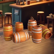 6x Mini Tonneaux De Bière En
