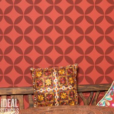 Marocain Cercles Pochoir