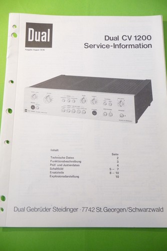 Manuel service pour dual - de,