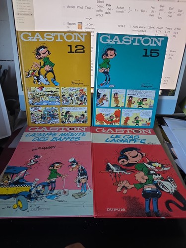 Lot gaston lagaffe - bd,