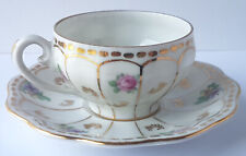 Couvert Collection Mokka- Tasse + Soucoupe KOENIGSZELT SILESIA Um 1930 O38