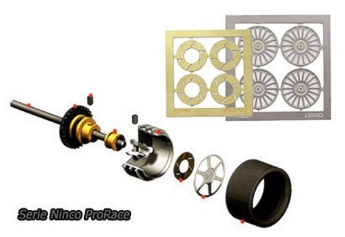 Ninco enjoliveurs disques - ninco,