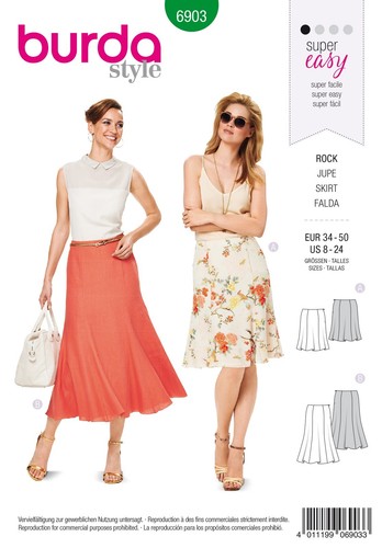Patron couture jupe - de,