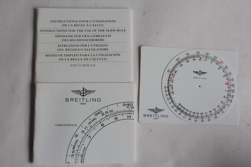 Breitling livret notice montre - livret,