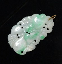 14k Or Sculpté Apple Vert