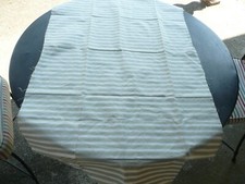 toile à matelas ancienne vintage à décors de rayures