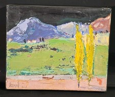 Tableau Huile Paysage de