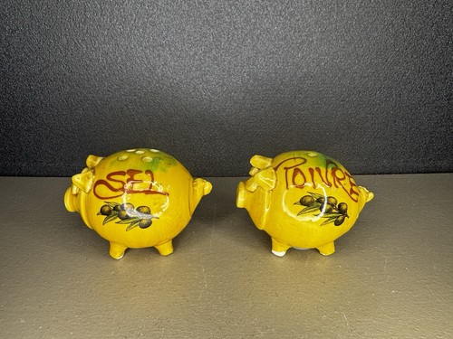 Salière poivrière cochons