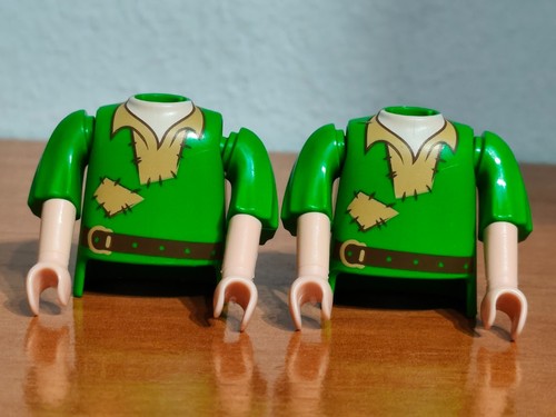 Playmobil corps bras verts - x2,