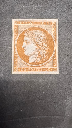 Timbres cérès essai 1858 - cérès,,