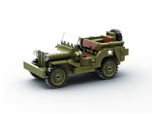 Jeep willys brique - brique, 100%