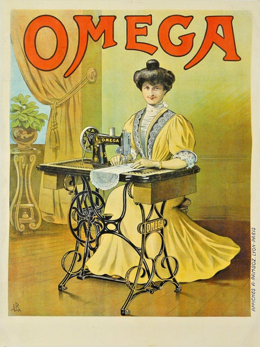 Affiche ancienne sewing - ancienne,