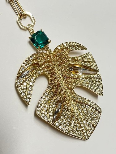 Swarovski motif feuille long - feuille,