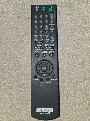 Sony rmt d152a - rmt-d152a, dvd