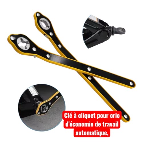 Clé cliquet pour cric - cliquet,