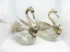 VINTAGE LARGE SILVERPLATE SWAN
