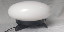 Lampe soucoupe, globe en