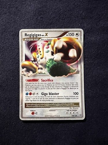 Carte pokémon regigigas - pokémon,