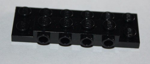 Lego black plate modified - plate,
