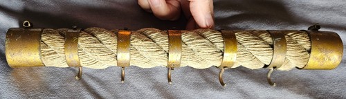 Porte clé vintage corde et - clé,