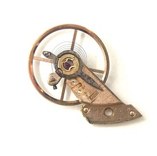 Mouvement Omega 565-1327 P/ Pièce De Rechange Axe De Volant Bon, Spirale Mal