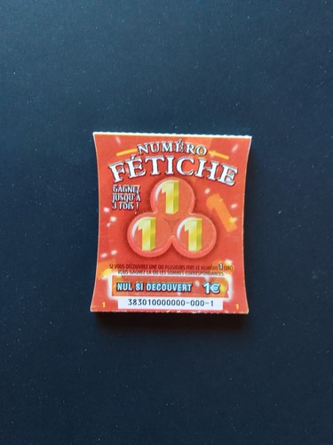 Lot tickets fetiche - lot,