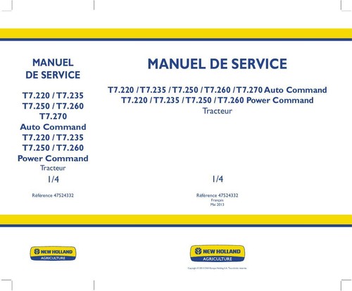 New holland 220 - holland, t7.235