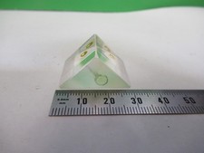 Antique Bausch Lomb Verre Prismes Optiques Microscope Partie Comme sur Photo