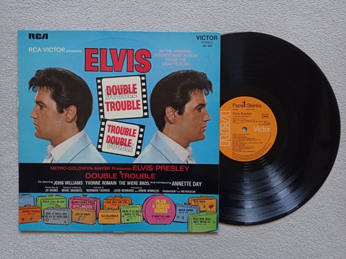 33t elvis presley double - lp,