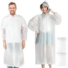 2 Poncho Pluie Transparent