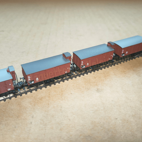 Coffret wagons couverts - de,