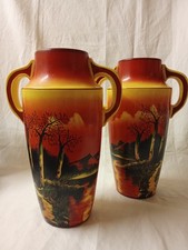 PAIRE DE VASE  FAIENCE ELGE