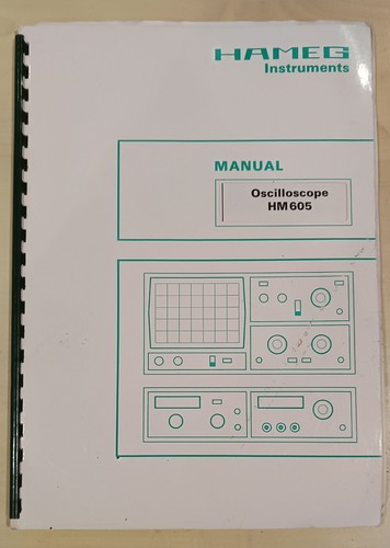 Service manual oscilloscopre