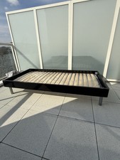 Lit 90x200 Noir Avec Matelas Et Sommier