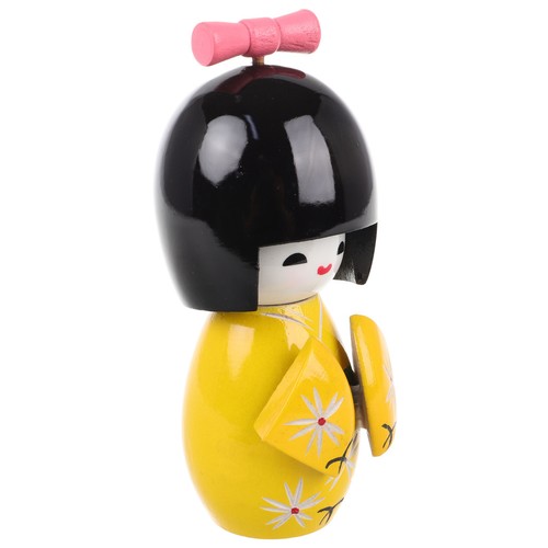 Figurine geisha en bois - ,