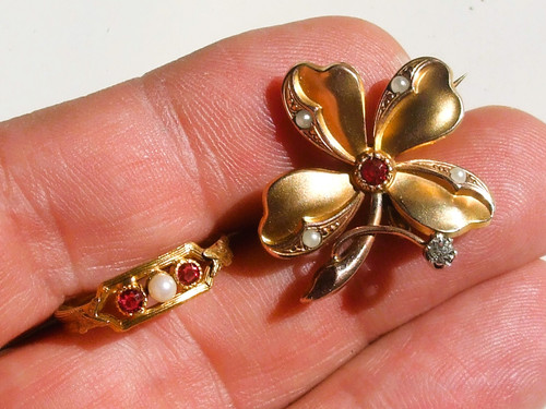 Lot beaux bijoux anciens - /, 2