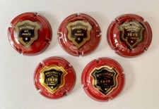 Lot Série 5 Capsules De Champagne Suivant Ordre Alpha Lettre B * BOLLINGER *