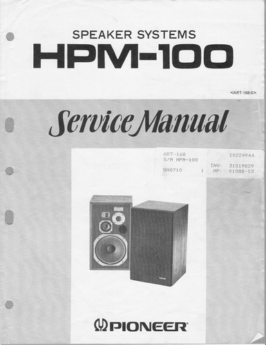 Manuel service pour pioneer - manuel,