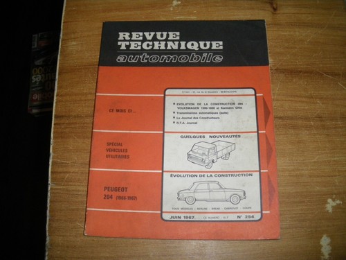 Revue technique peugeot 204 - peugeot,