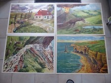 Lot de 7 affiches scolaires
