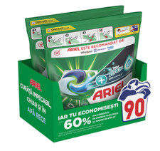 Lot 90 Pods ARIEL Allin1 + LENOR Unstoppables Aérien Capsule Pack Lessive Lavage